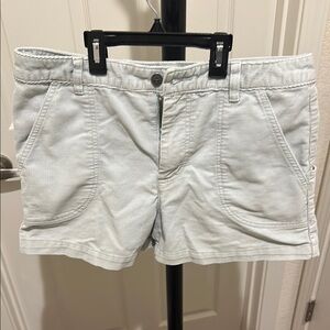 Patagonia Light Gray Organic Cotton Cargo Shorts